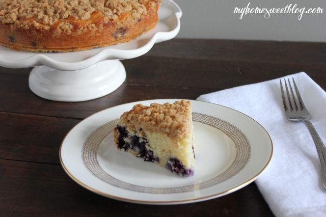blueberry crumb cake 2 | home sweet blog