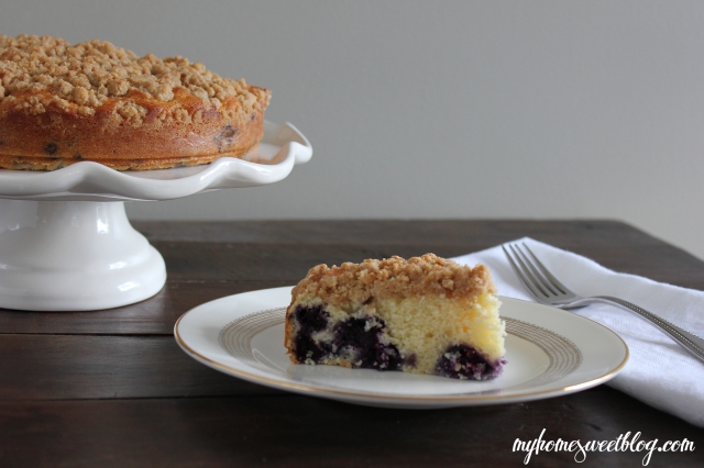 blueberry crumb cake 3 | home sweet blog